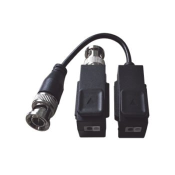 Kit de Transceptor (Balluns) TURBOHD con Boton Push / Hasta 8 MP (4K) / 100% Cobre / Soporta HD-TVI / AHD / CVI / CVBS / Audio por Coaxitron / Datos para Menu de Configurar de Cámaras