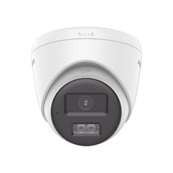 Cámara HIKVISION [Audio Bidireccional + Dual Light + ColorVu] Turret TURBOHD 2 Megapixel (1080p) / Lente 2.8 mm / 40 mts IR EXIR + 40 mts Luz Blanca / Micrófono y Bocina Integrado / Exterior IP67 / dWDR